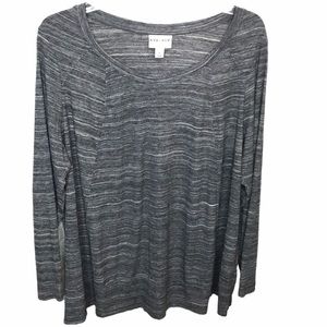 Ava & Viv Space Dye Pullover